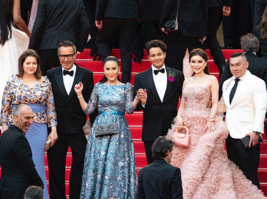 First Lady of Iceland Eliza Reid, Hermès' Michael Coste, and Jessica Chaijaya on Cannes Film Festival red carpet 2024